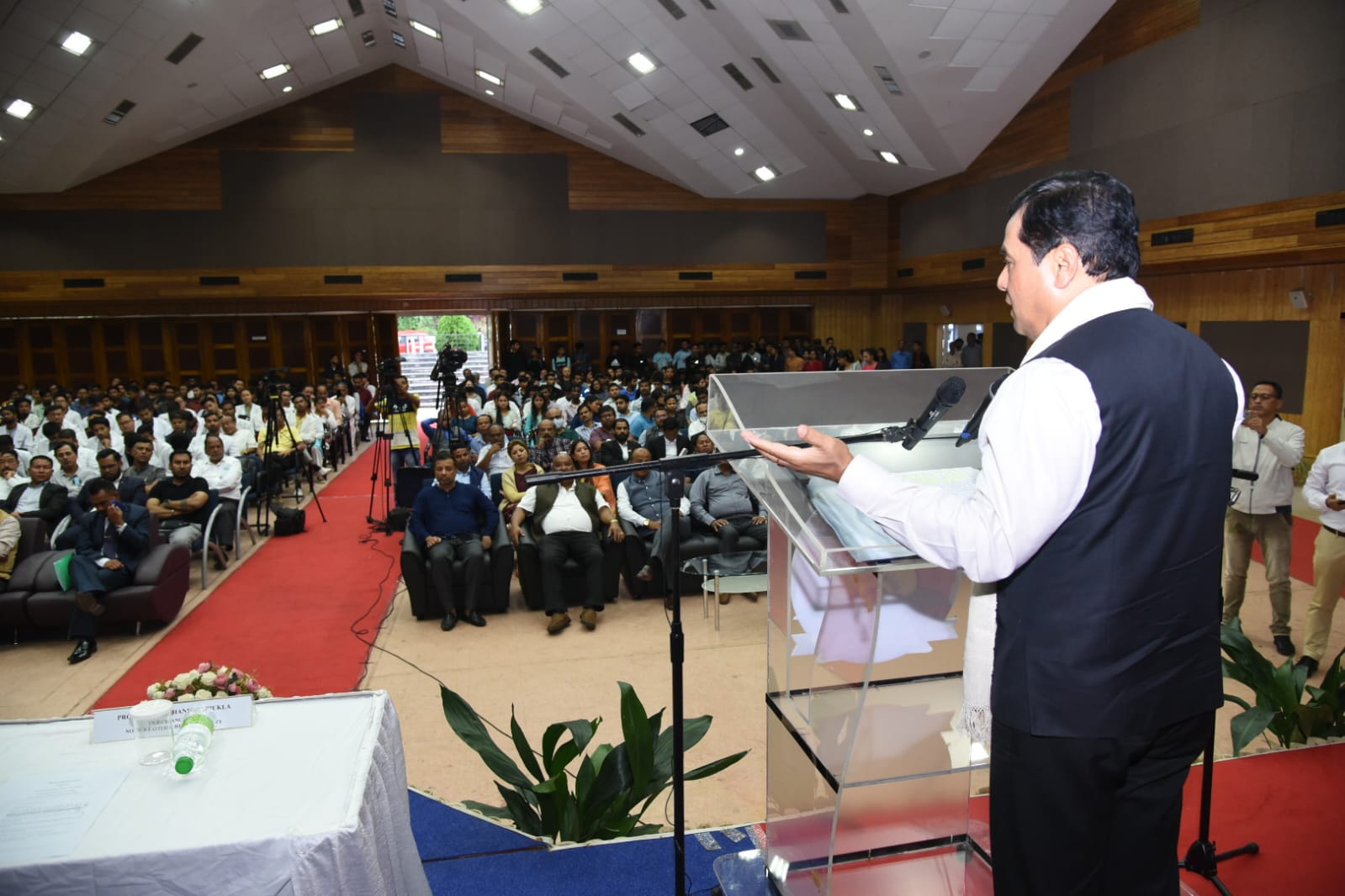 Sarbananda Sonowal at MODI@20 Dreams Meet Delivery seminar in Shillong