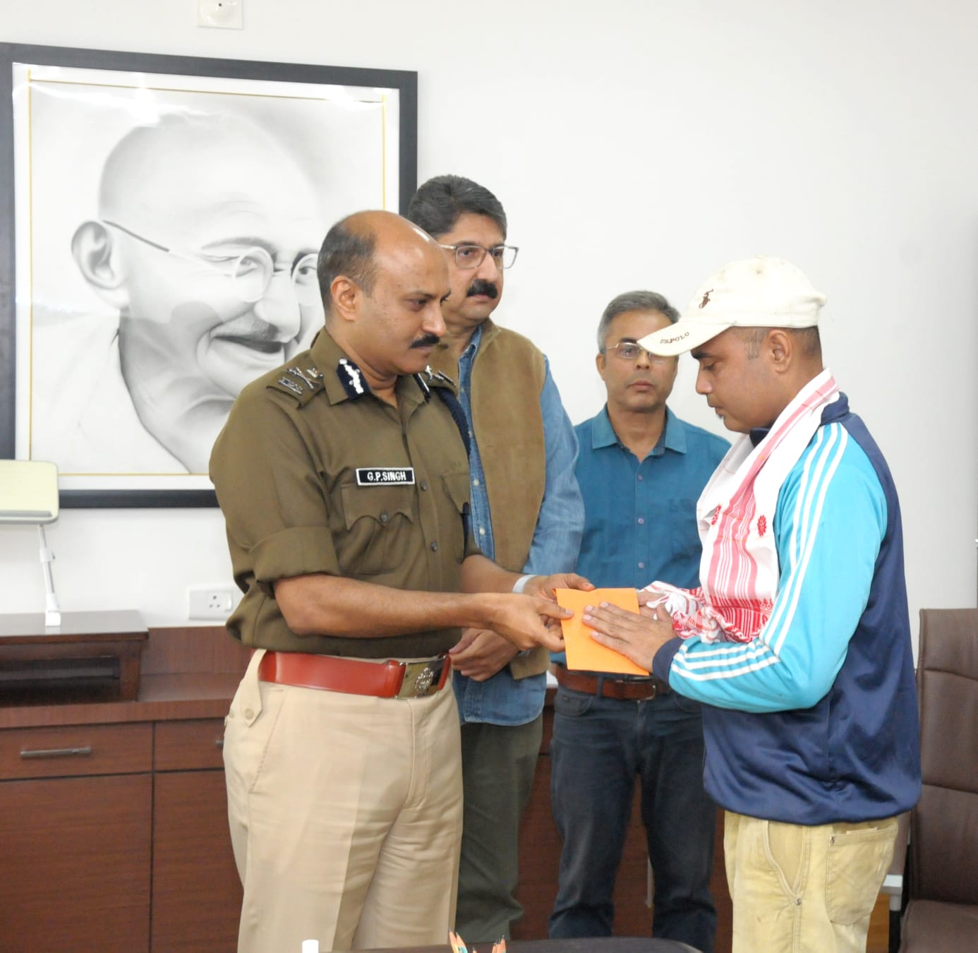 Assam DGP Felicitates Youth