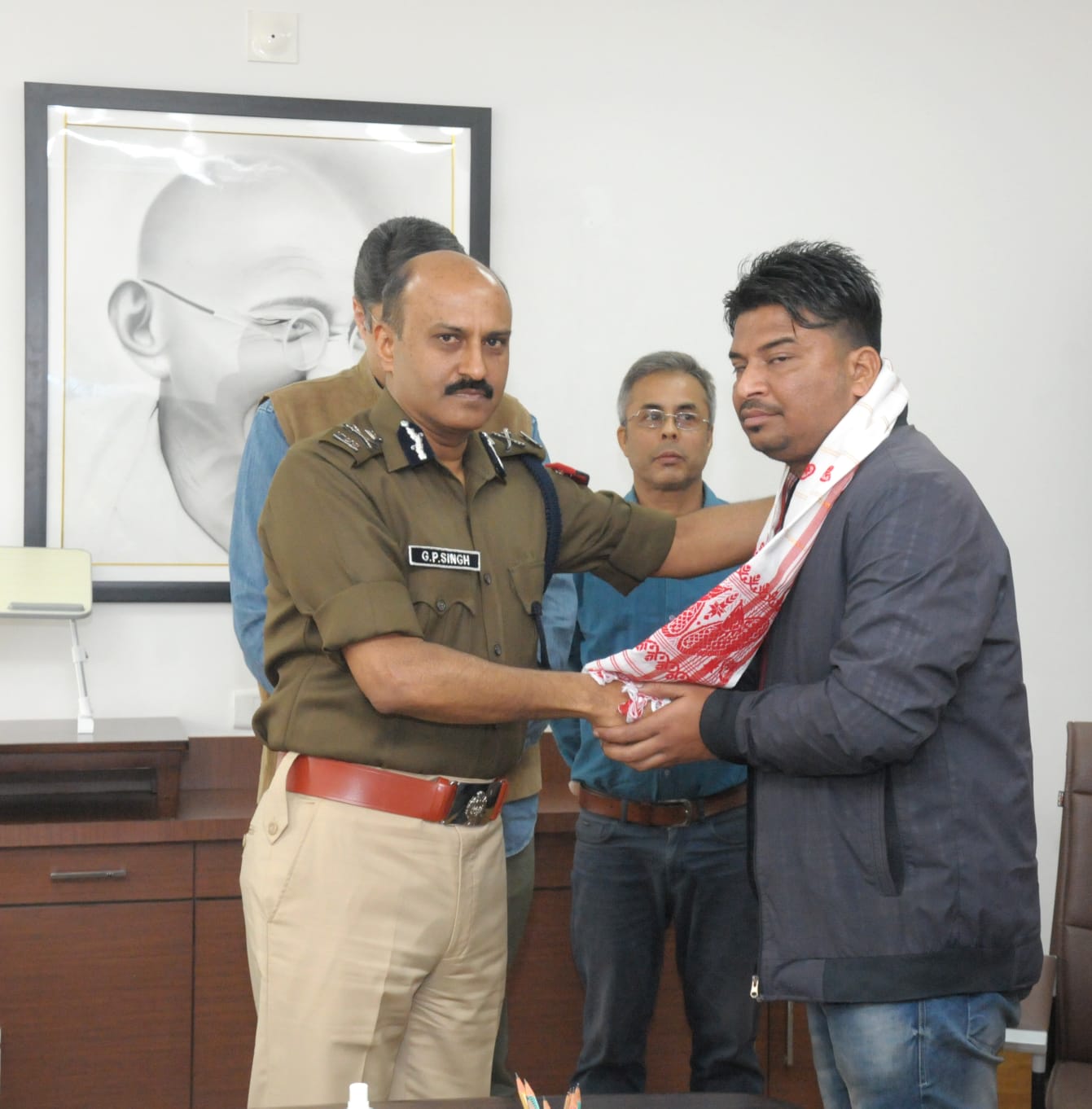 Assam DGP Felicitates Youth