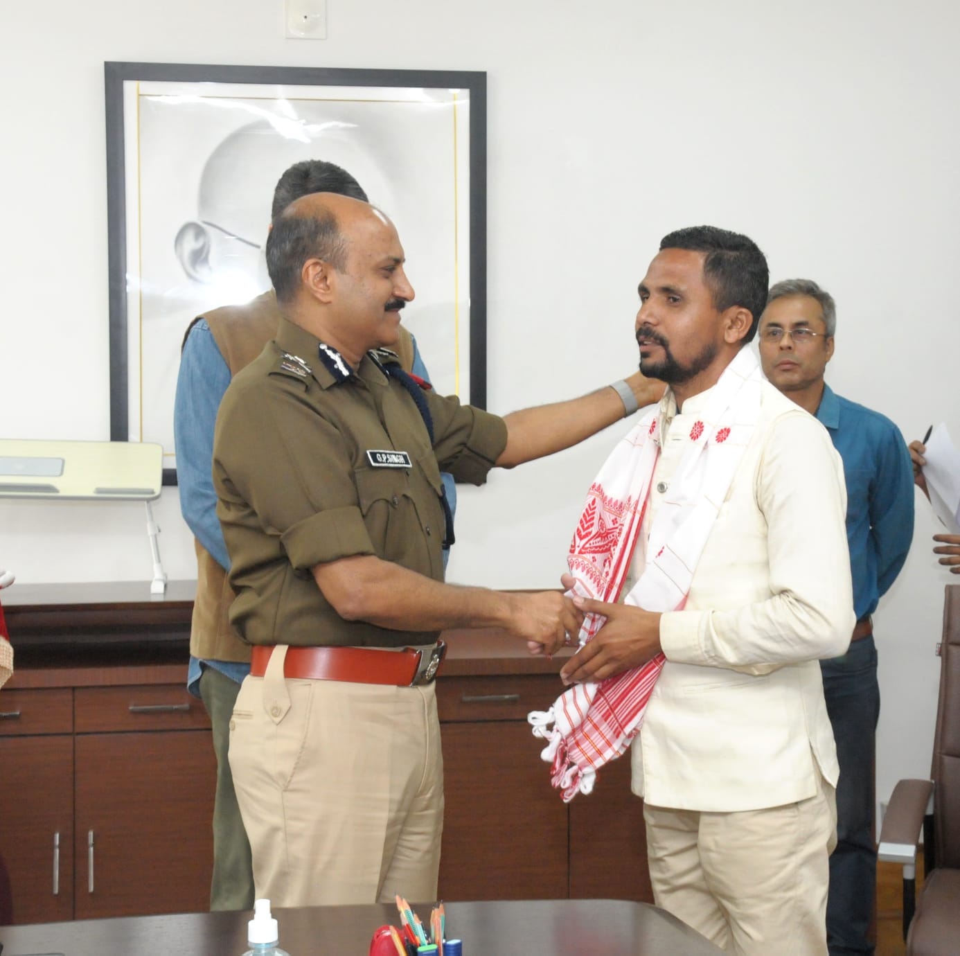 Assam DGP Felicitates Youth