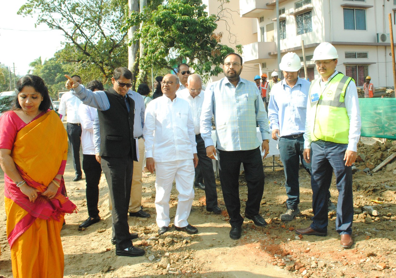 Investor Radhakrishnan Damani visited construction of 2nd medical college in Guwahati