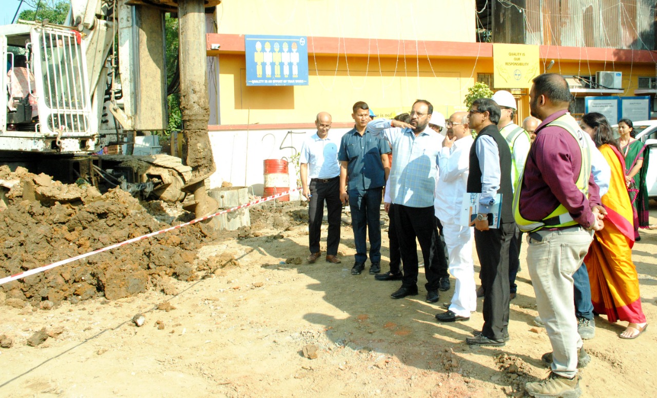 Investor Radhakrishnan Damani visited construction of 2nd medical college in Guwahati