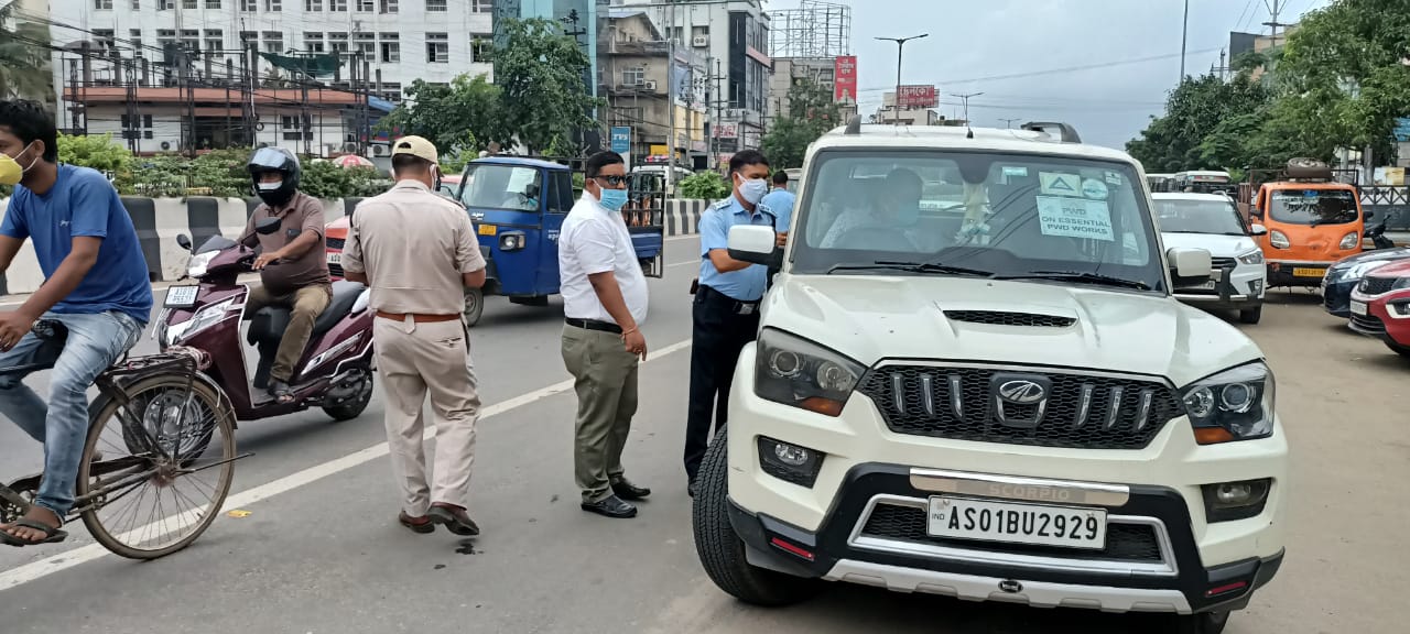 Expedition of transport department at gs road guwahati