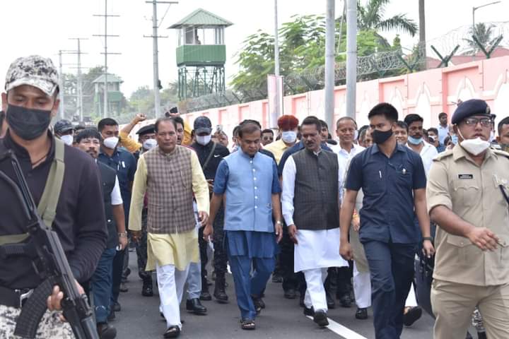 CM Himanta Biswa Sarma inaugurated supermarket flyover