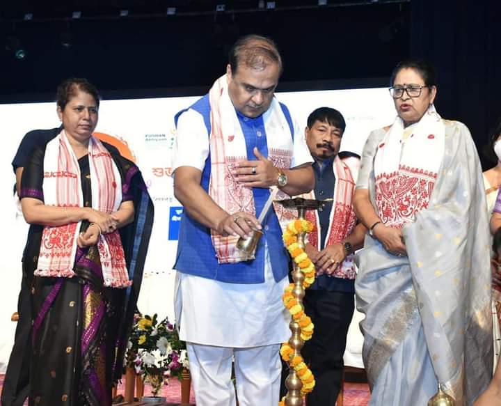 cm himanta biswa sarma inaugurates poshan maah