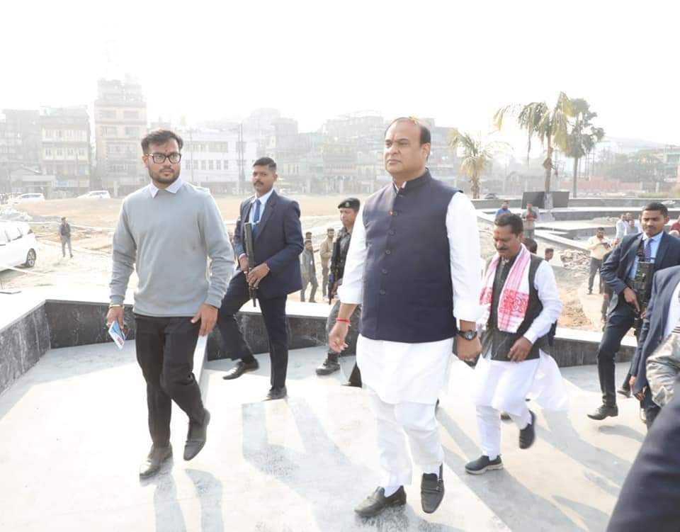 CM visit Fancy Bazar Botanical Garden site