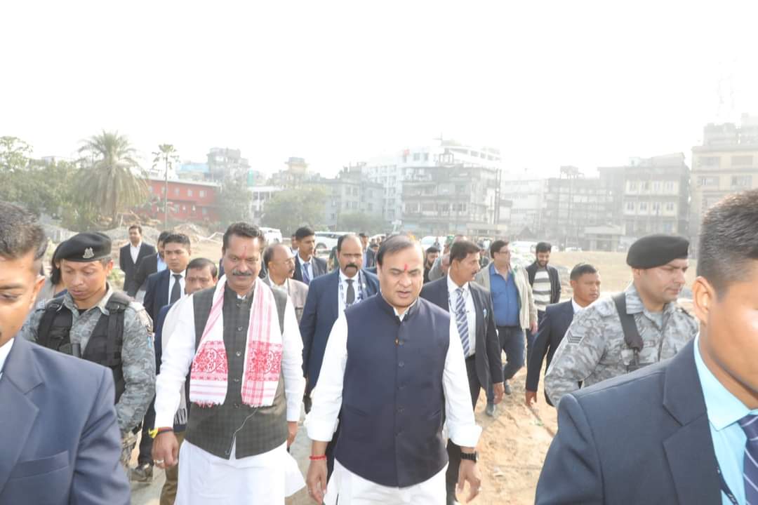 CM visit Fancy Bazar Botanical Garden site