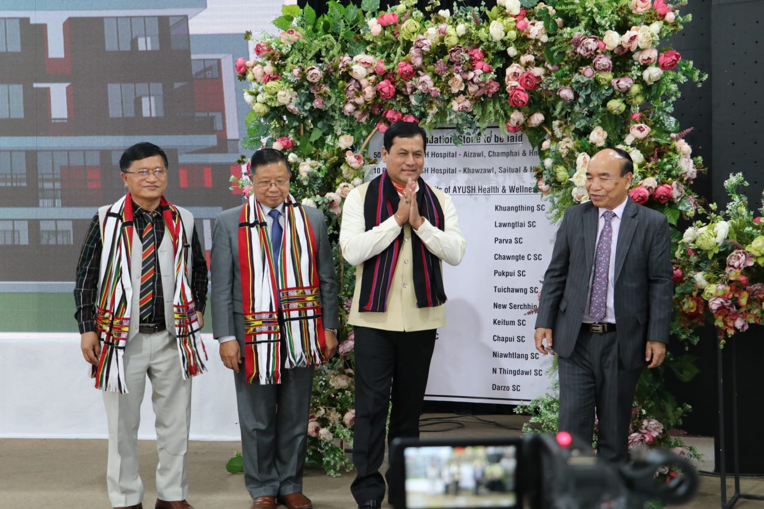 Union Minister Sonowal Visited in Nagaland