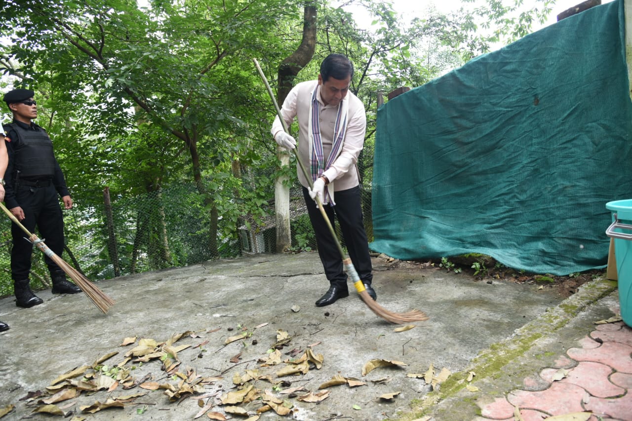 Sarbananda Sonowal visited Itanagar