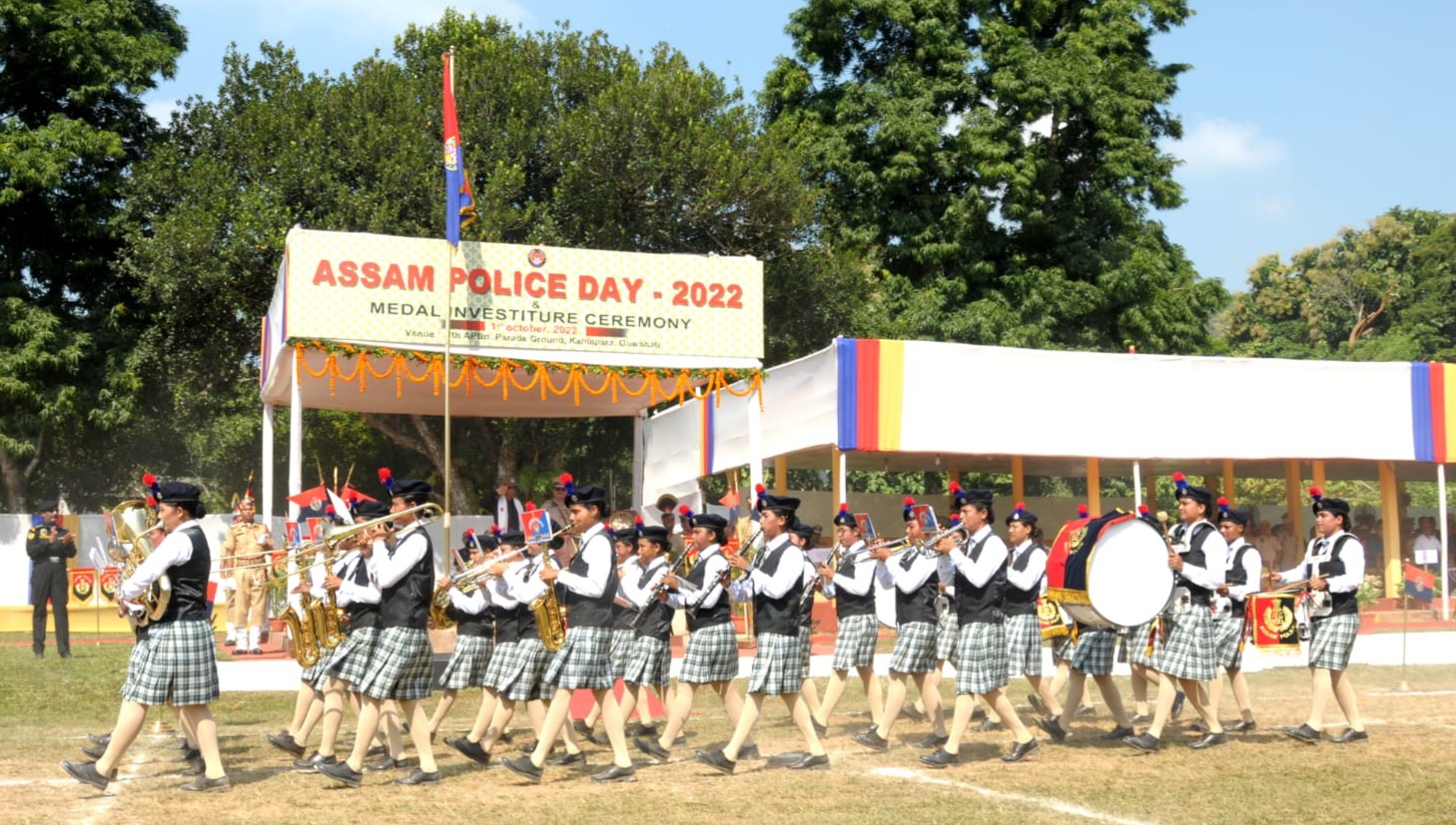 Assam police day celebration at Kahilipara