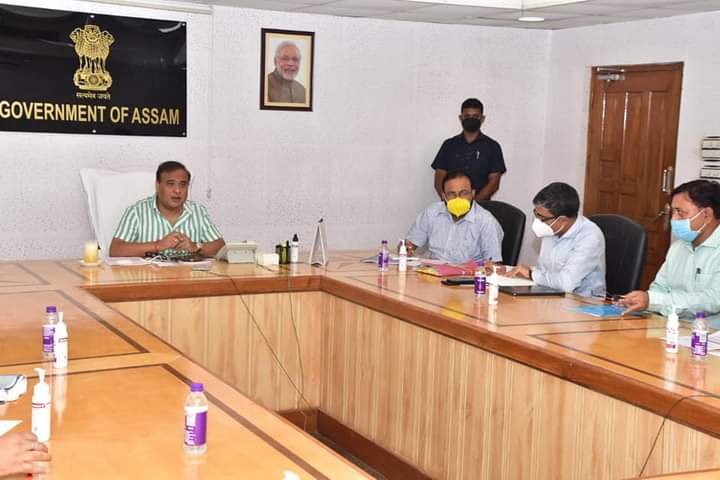 cm himanta biswa sarmas review meeting