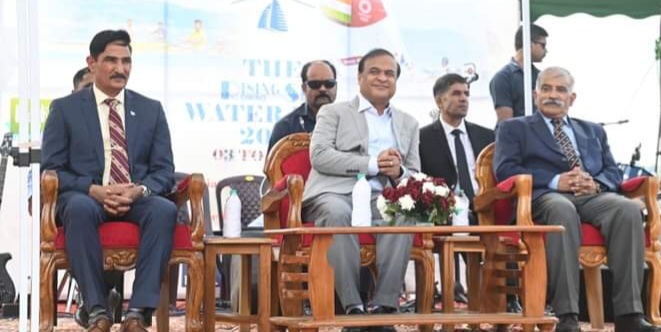 CM_Himanta_Biswa_Sarma attend Rising Sun Water Fest at Umiam lake in Meghalaya