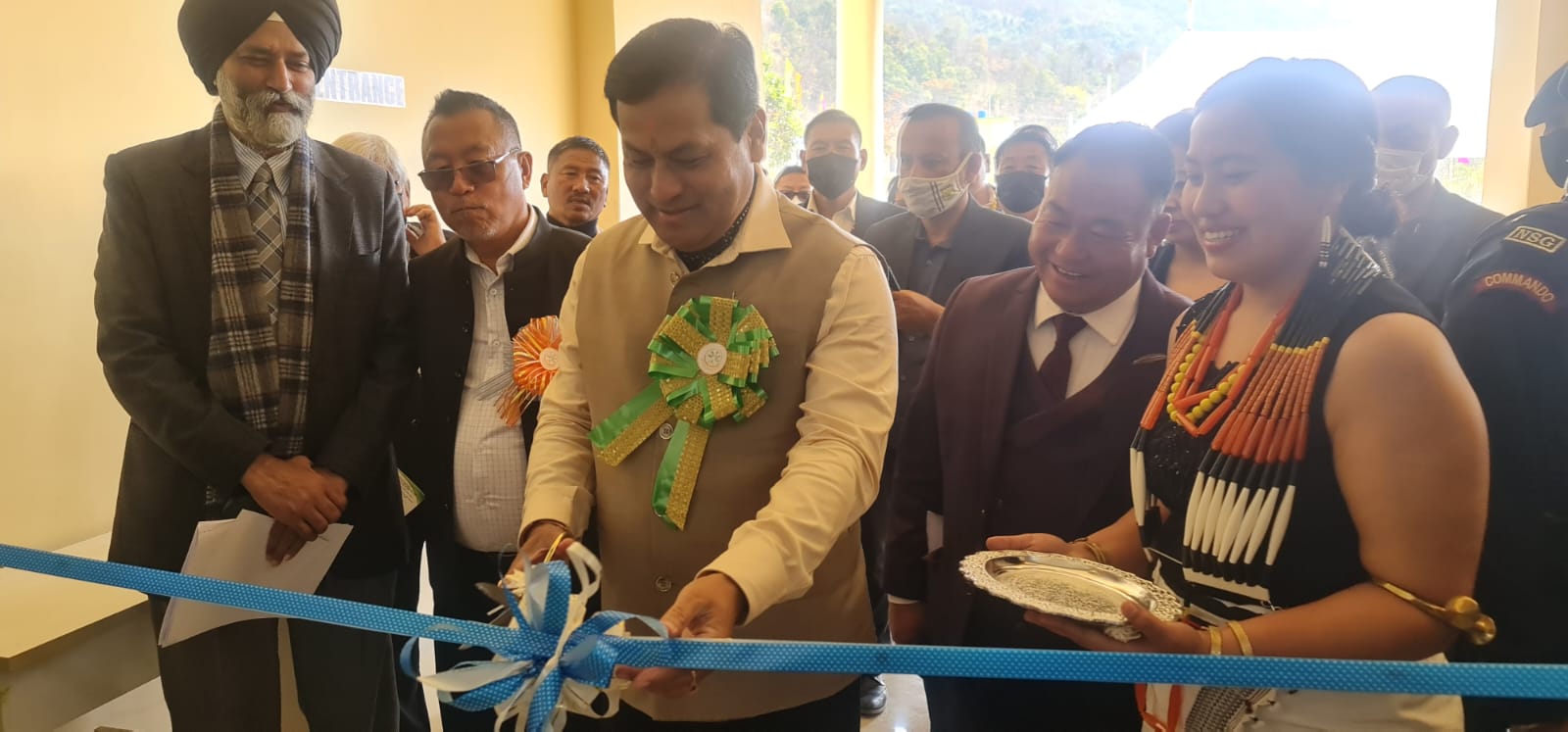 union minister Sarbananda Sonowal in Nagaland