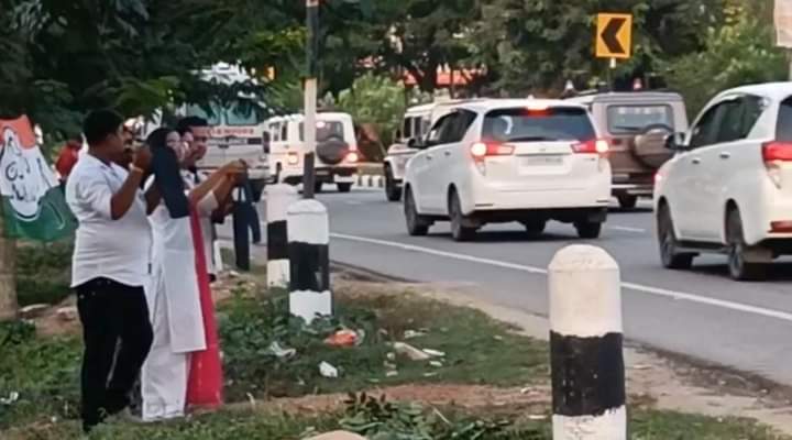 ক'লা পতাকাৰ সন্মুখীন হ’ল অমিত শ্বাহ আৰু জে পি নাড্ডা