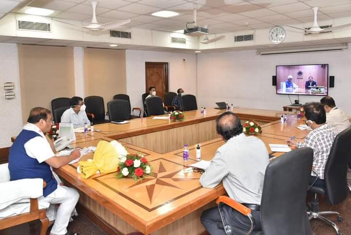 Chief Minister Dr. Himanta Bswa Sarma  meeting with nabard At Guwahati