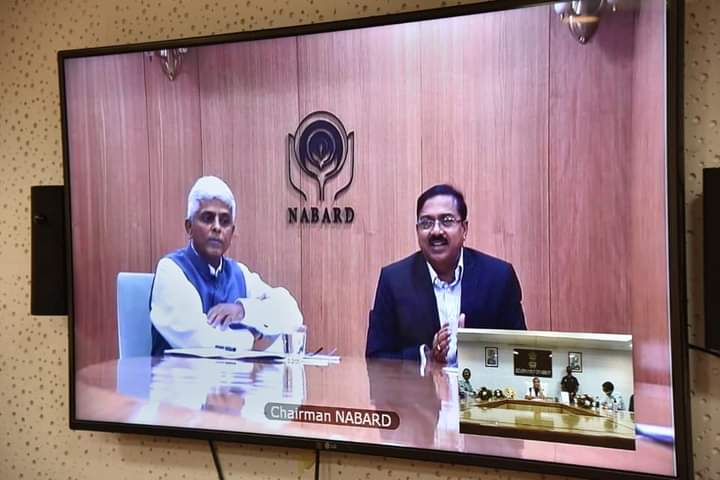 Chief Minister Dr. Himanta Bswa Sarma  meeting with nabard At Guwahati