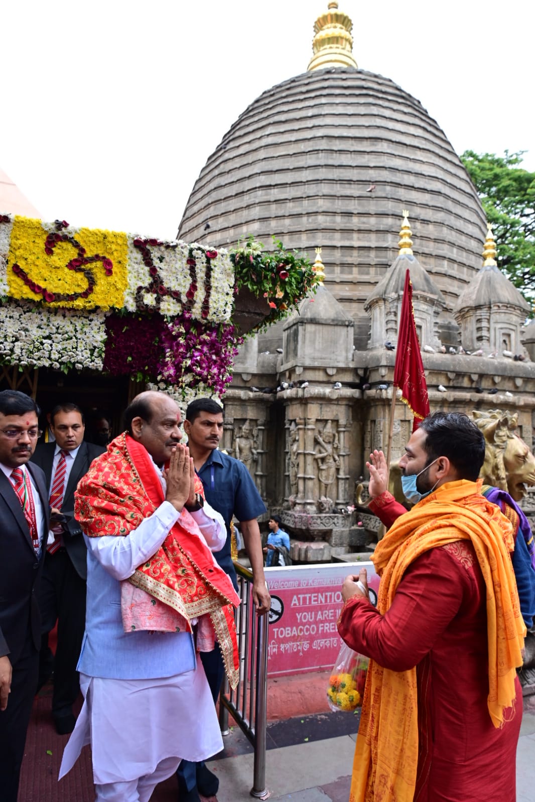 Lok Sabha Speaker visit Kamakhya temple in Guwahati