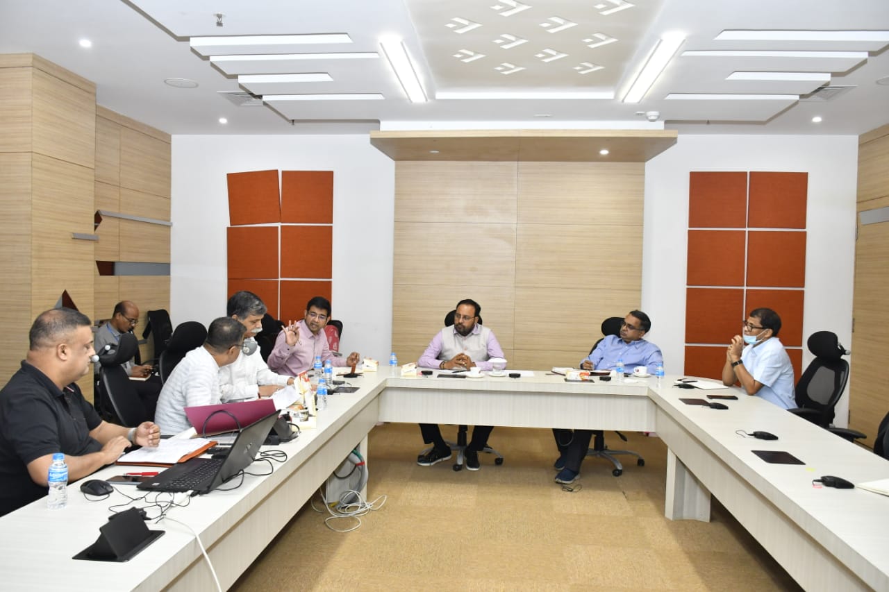 Review meeting by health minister Keshab Mahanta