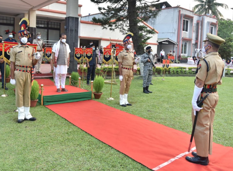 অসম আৰক্ষীৰ মুখ্য কাৰ্যালয়ত মুখ্যমন্ত্রী