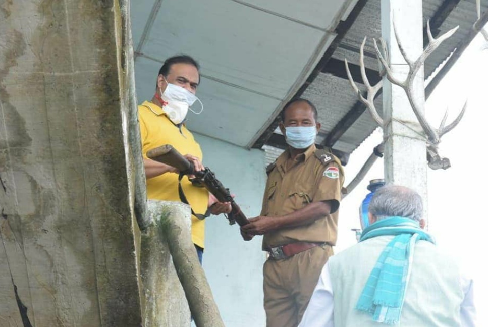 Minister Himanta Biswa sarma Visit kaziranga national Park