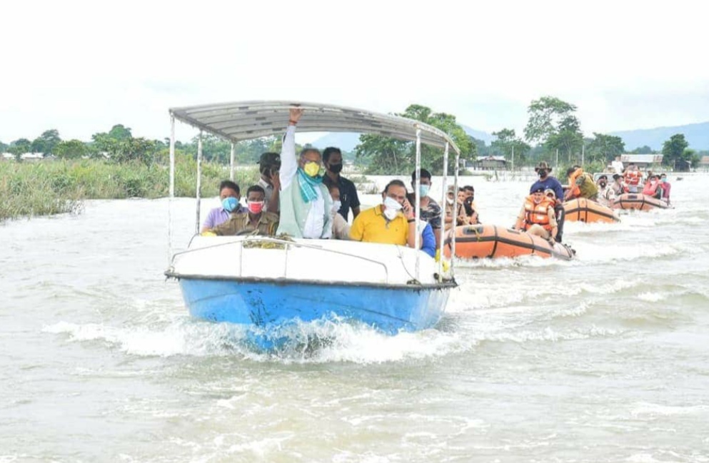 Minister Himanta Biswa sarma Visit kaziranga national Park