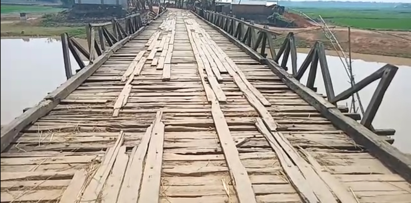 Poor condition Bridge Goalpara Assam etv bharat news