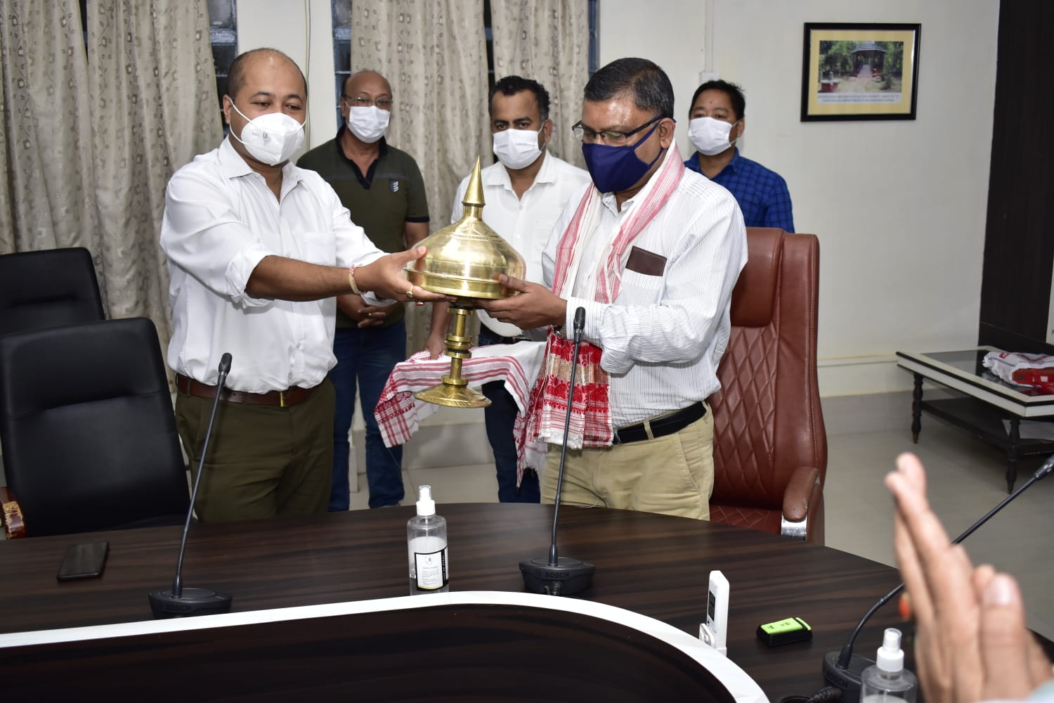 new dc of hojai take charge