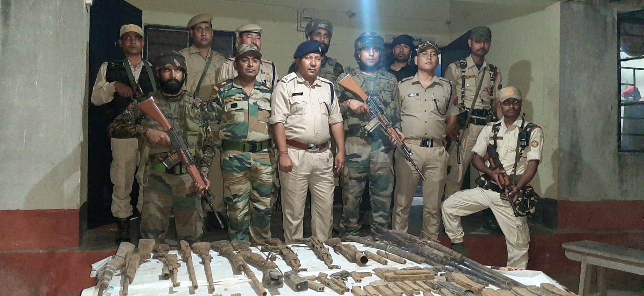 Ahead of BTC election huge Cache of Illegal Arms and Ammo recovered in BTAD