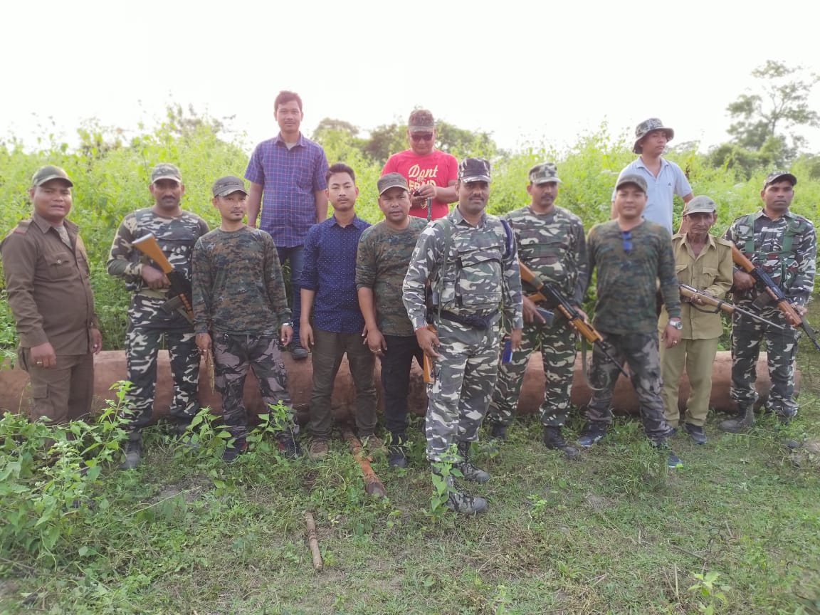 KOKRAJHAR FOREST DEPT. RAID, SEIZED HUGE AMOUNT OF ILLEGAL WOOD