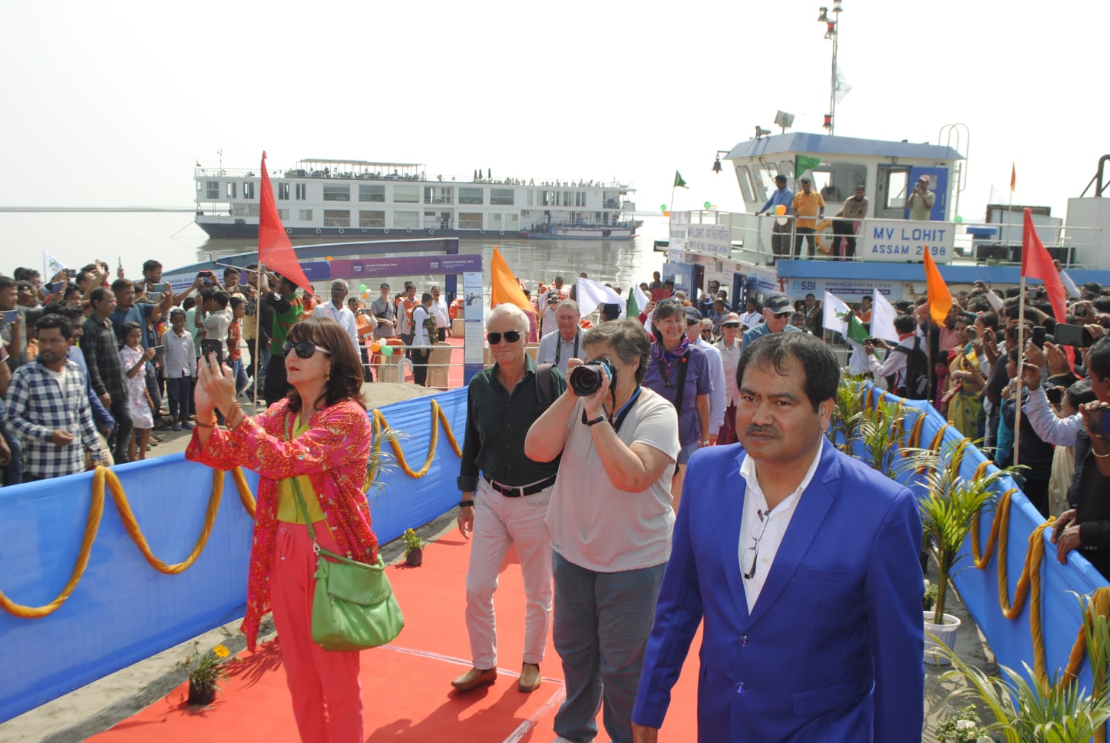 MV Ganga Vilas in Lakhimapur