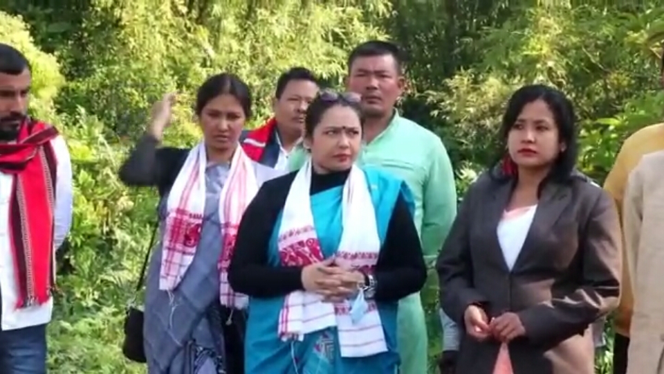 Youth Congress President Angkita Dutta visit Majuli