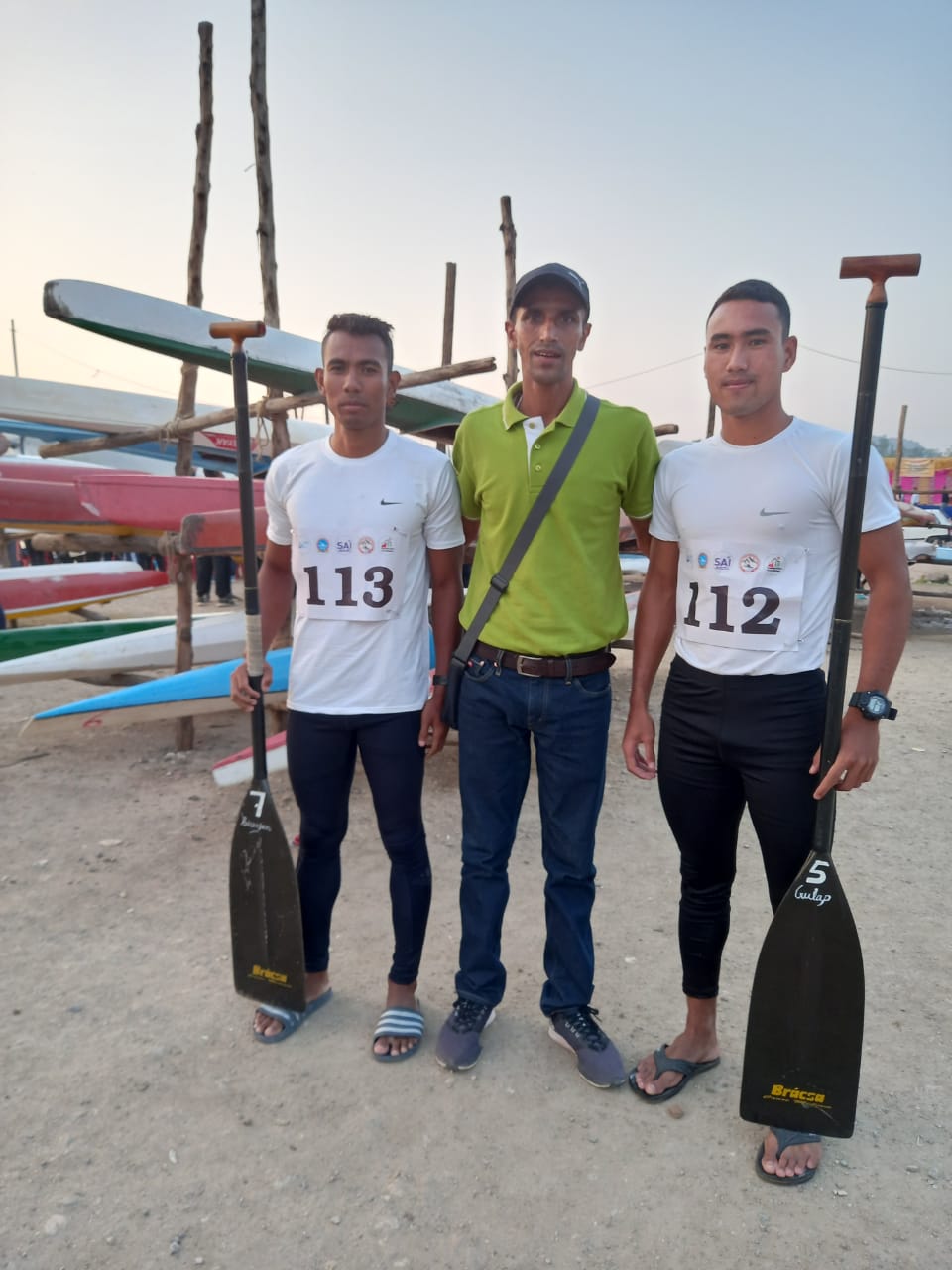 Assam team won bronze medal in kayaking & canoeing Championships