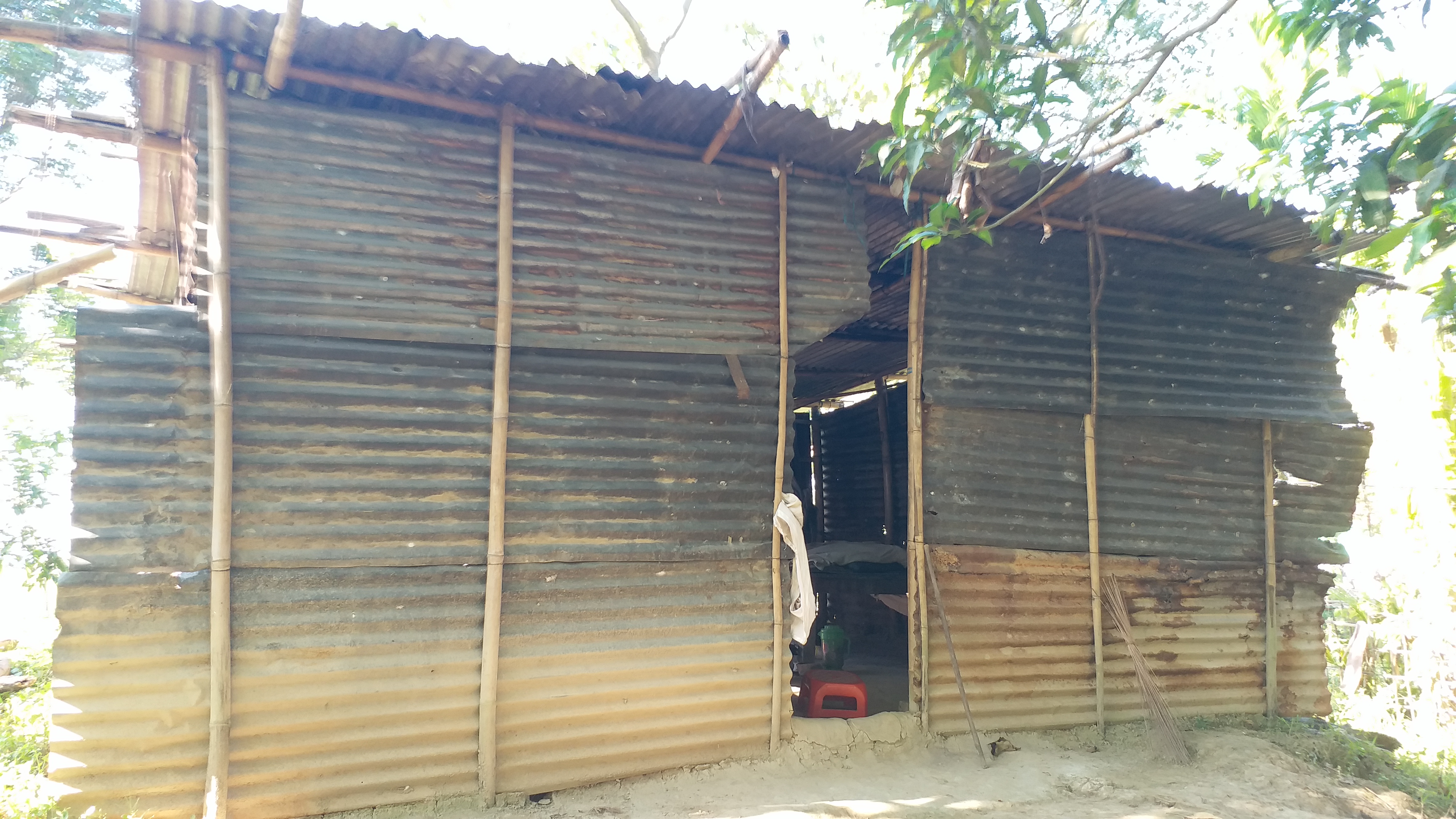 An old woman has spent her days in poor home in Morigaon