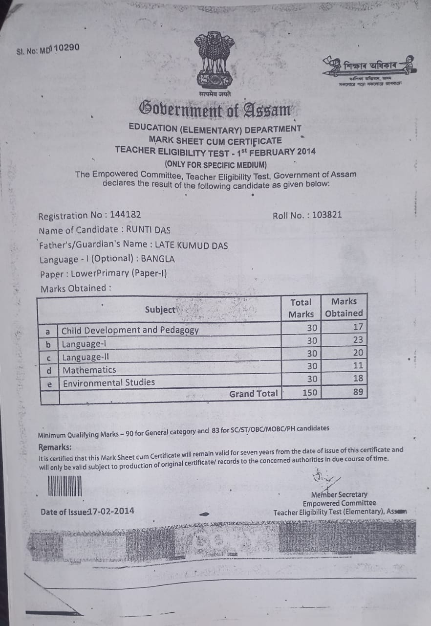 tet teacher accused for taking job using fake Documents