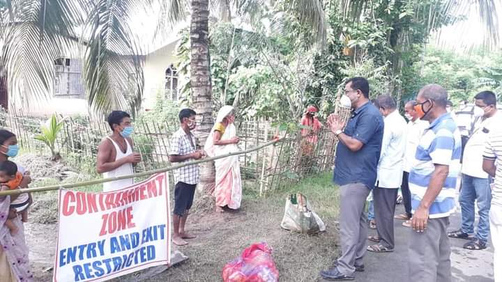 mla roopak sharma busy with people of nagaon constituency