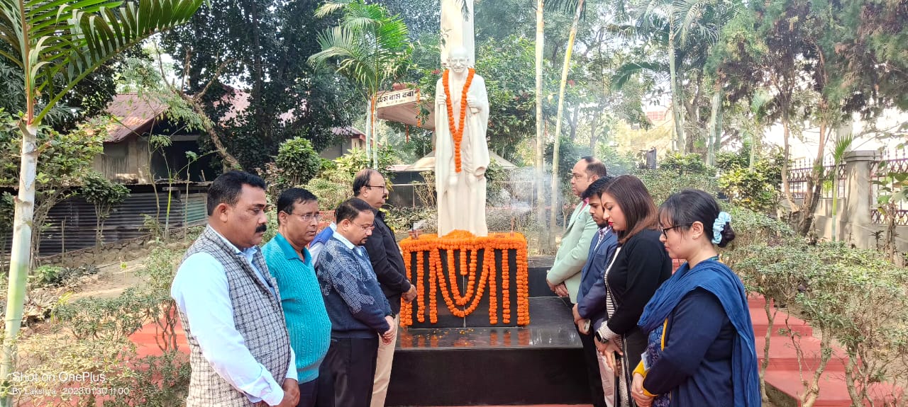 Mahatma Gandhi death anniversary observed in Nagaon