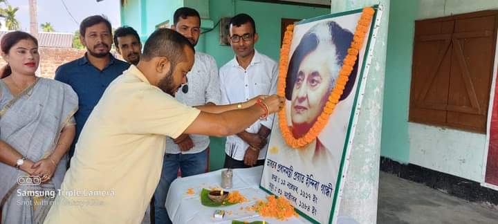 indira gandhi brithday celebrations at nalbari