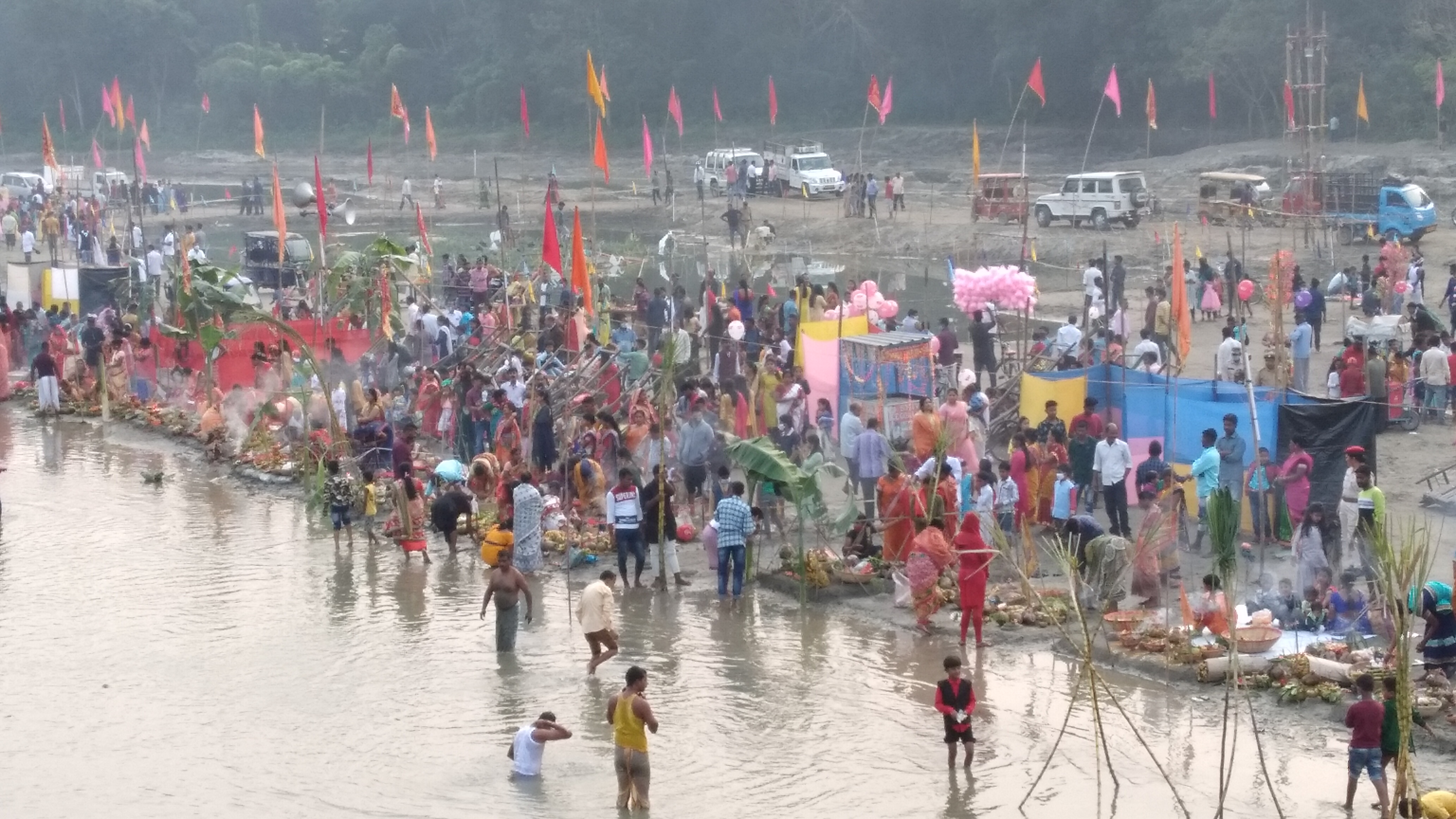 CHHATH PUJA PREPARATION IN NALBARI