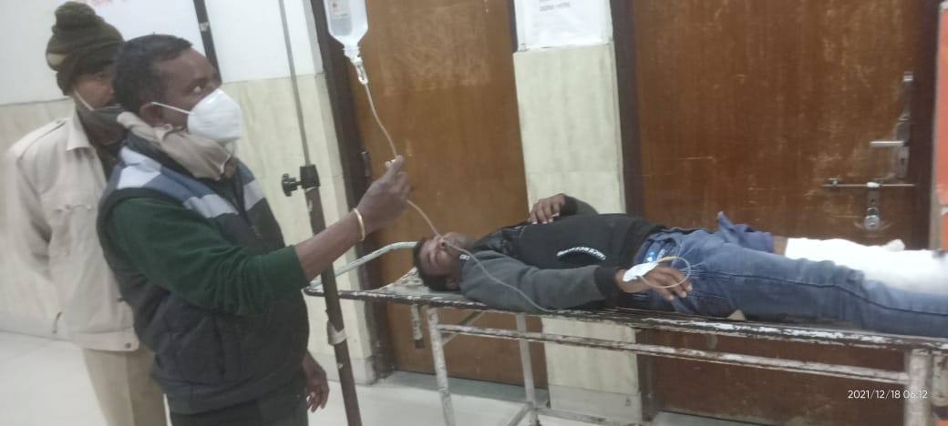 a drug peddler is undergoing treatment at tezpur medical college