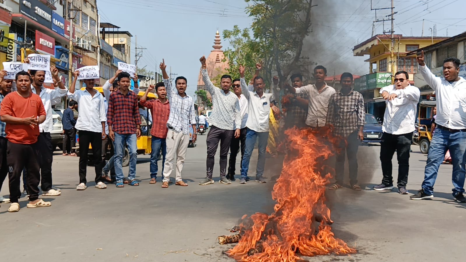 Protest against SEBA