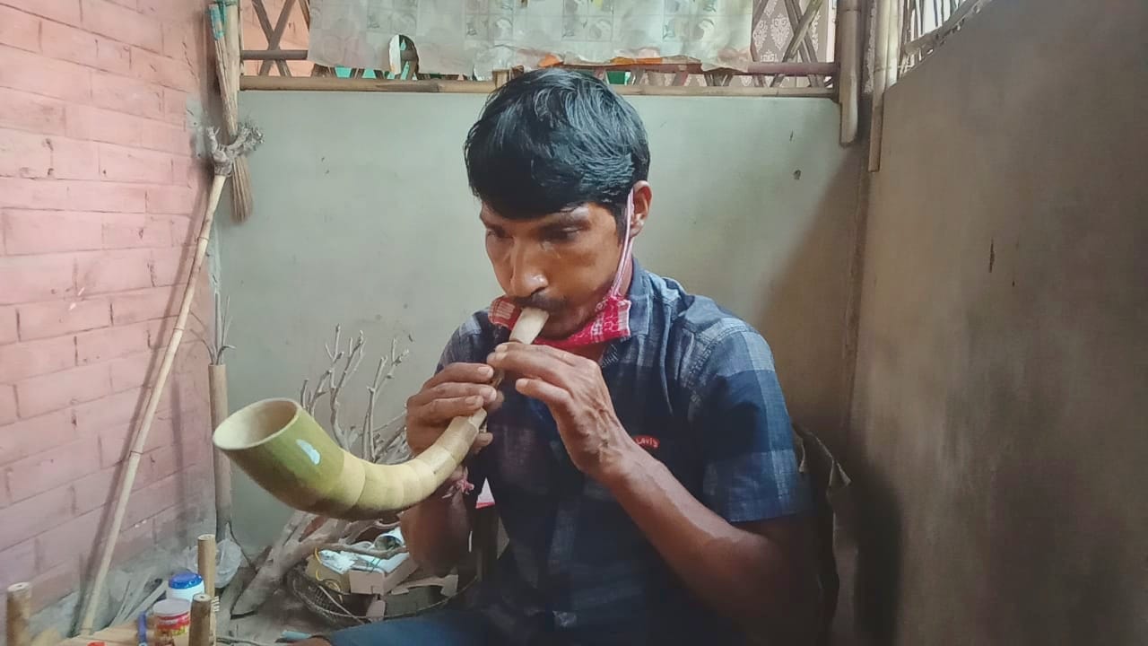 story of a bamboo artist of Sivasagar