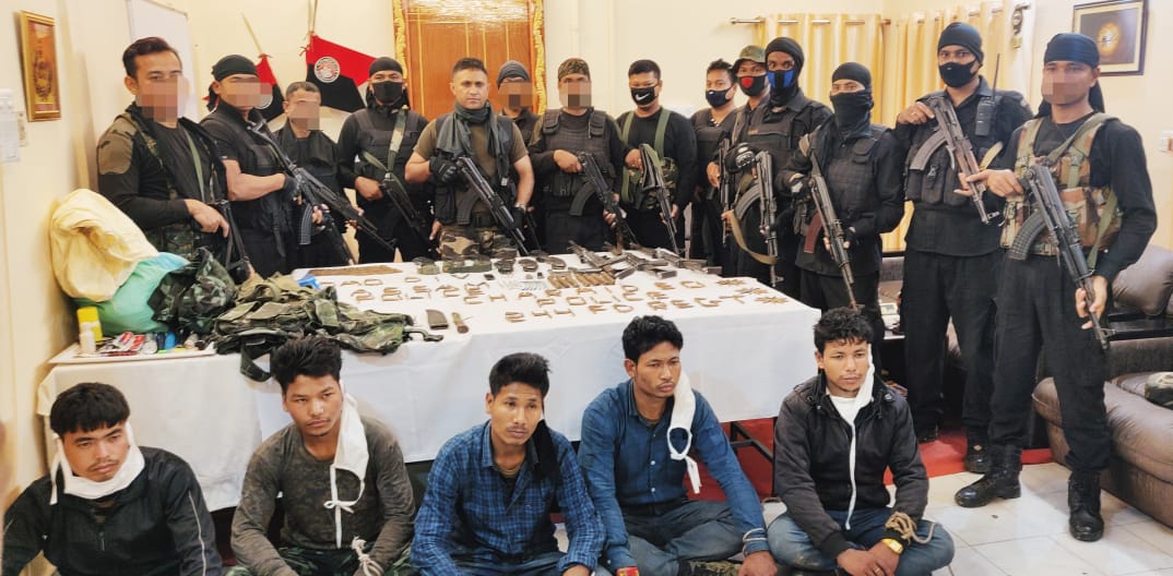 Five ULFA cader arrested at Soraidew