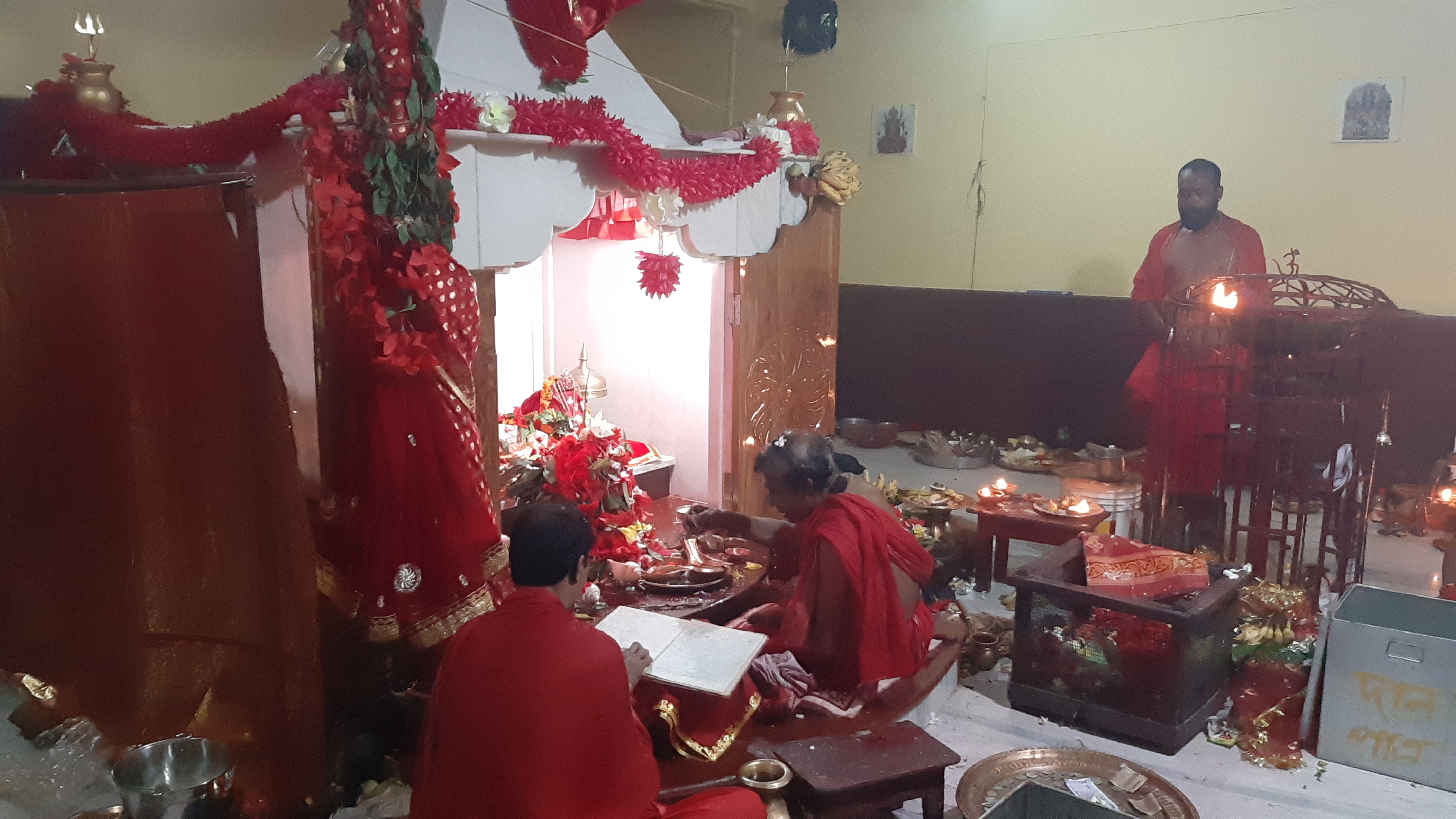 ashtami puja celebrated at tezpur historic bhairabi temple