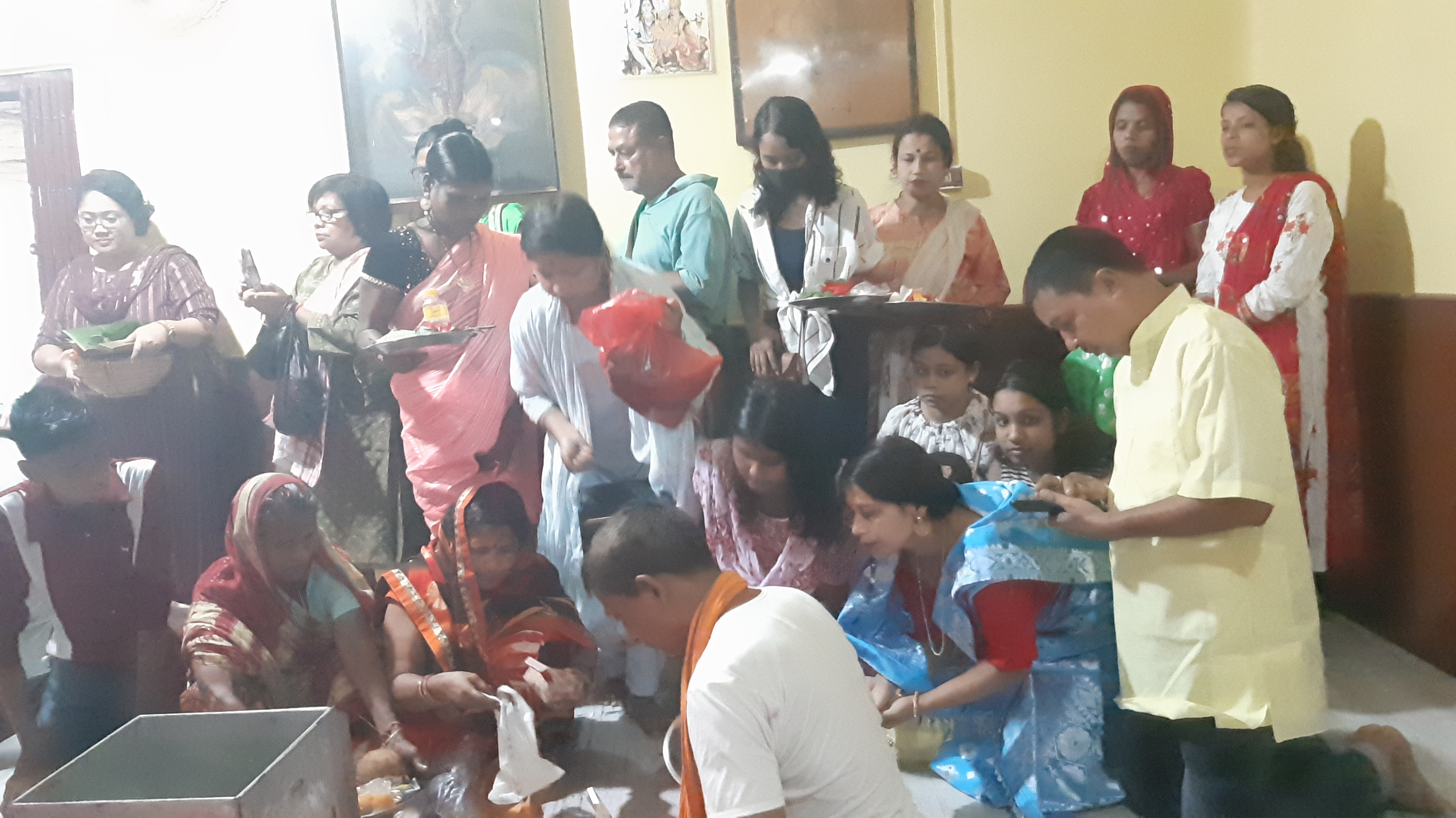 ashtami puja celebrated at tezpur historic bhairabi temple