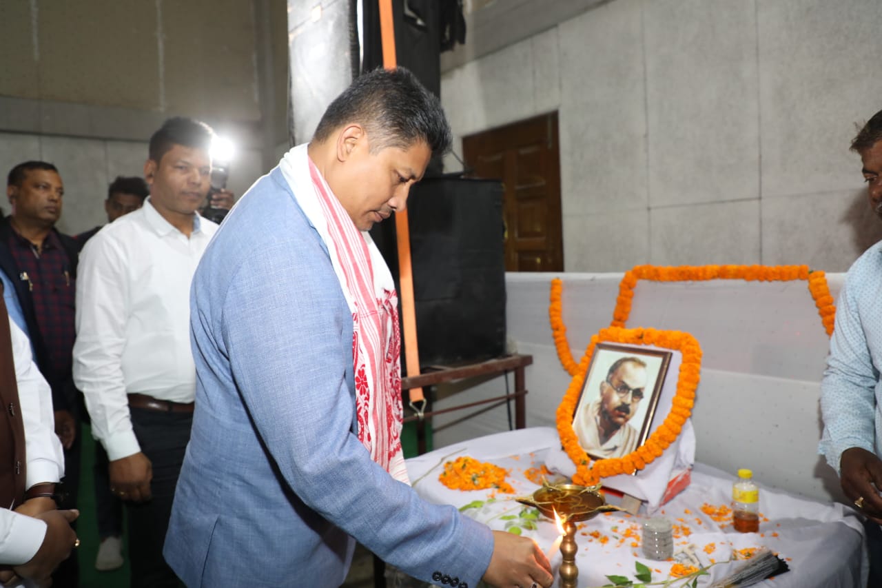 Minister Pijush Hazarika distributes scooty among students