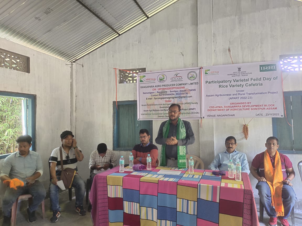 Field Day and Paddy Evaluation of Sonitpur District Agriculture Department