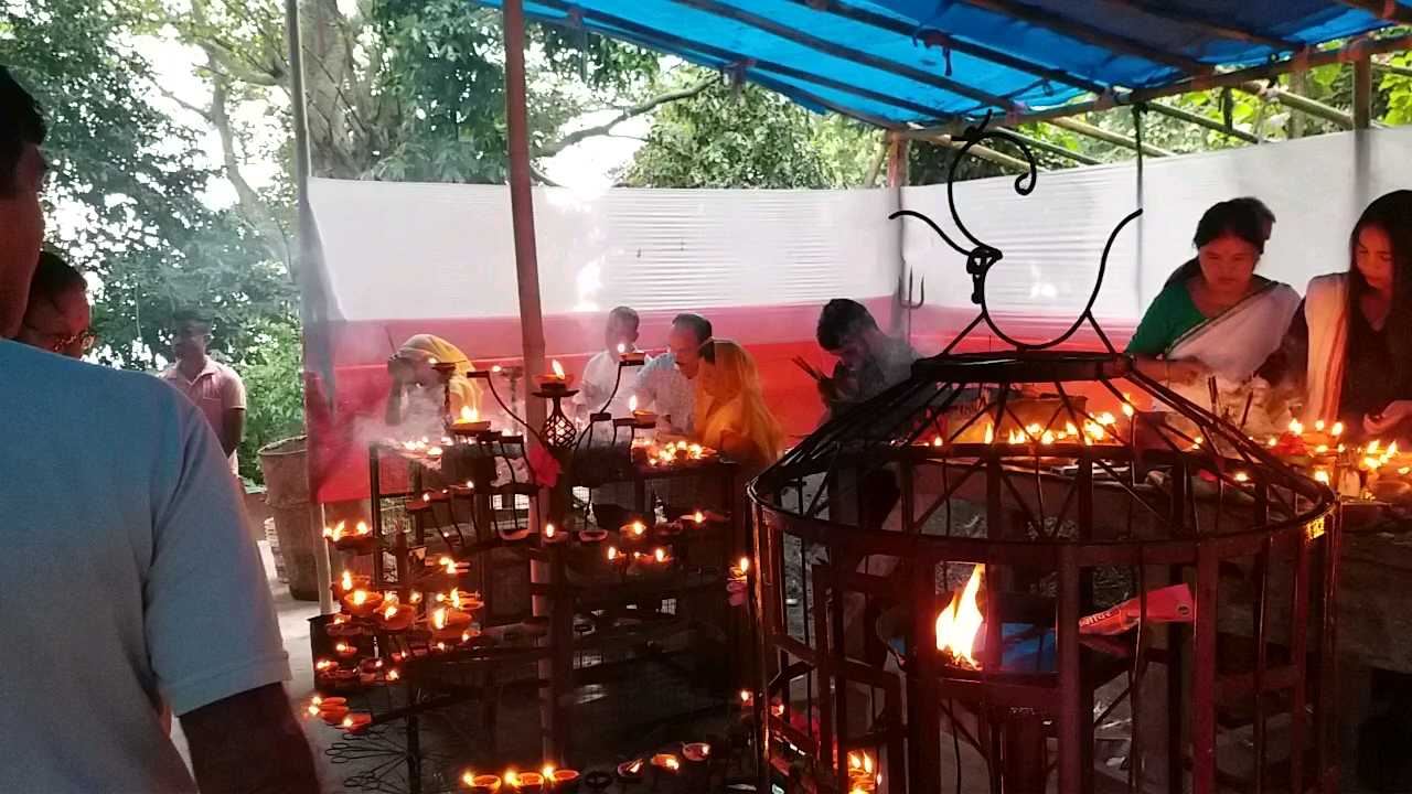 ashtami puja celebrated at tezpur historic bhairabi temple