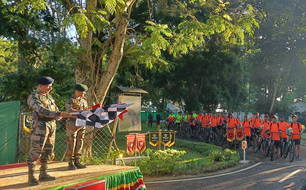 Indian Army bicycle rally