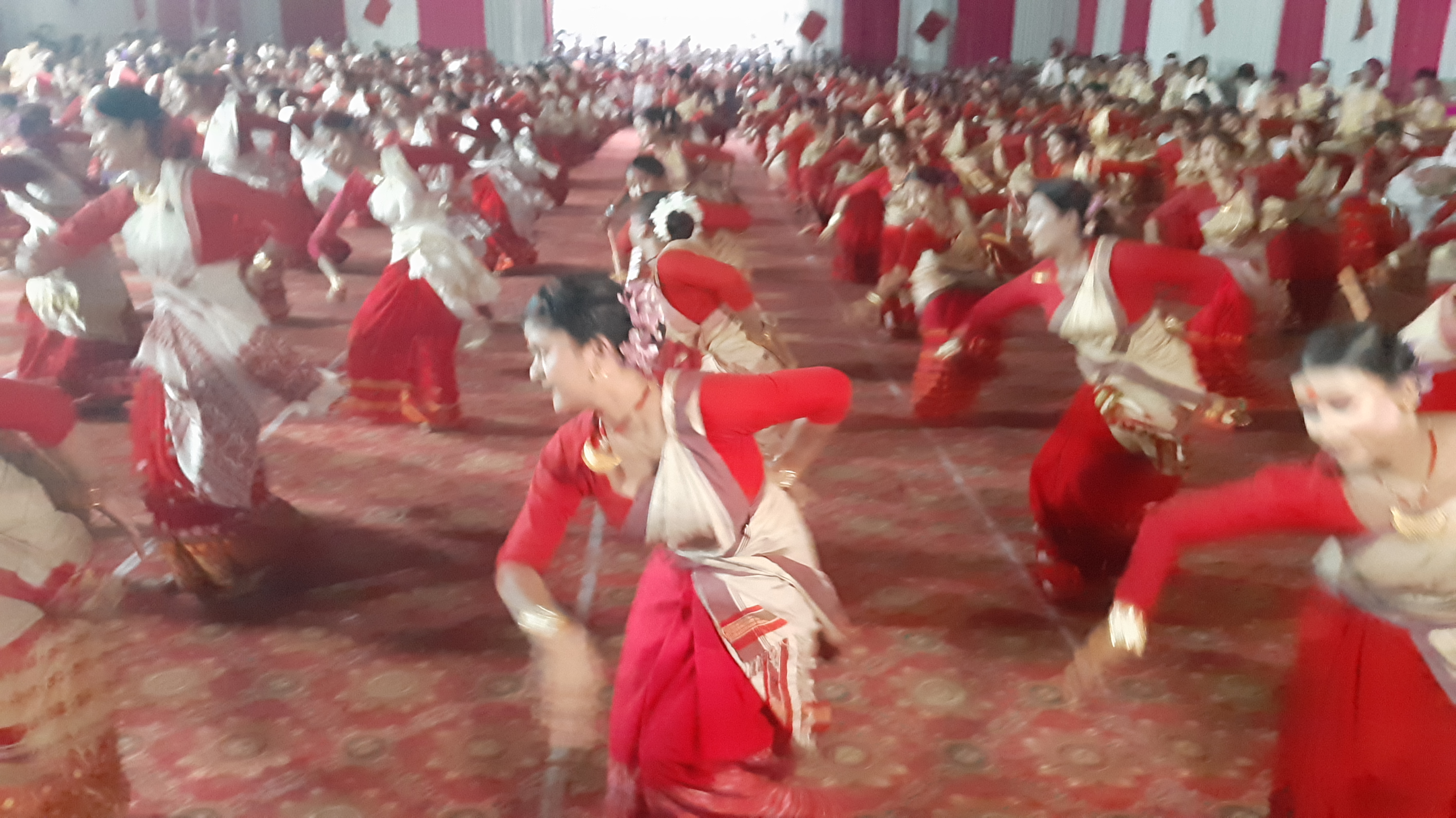 Bihu dance rehearsal at Tezpur