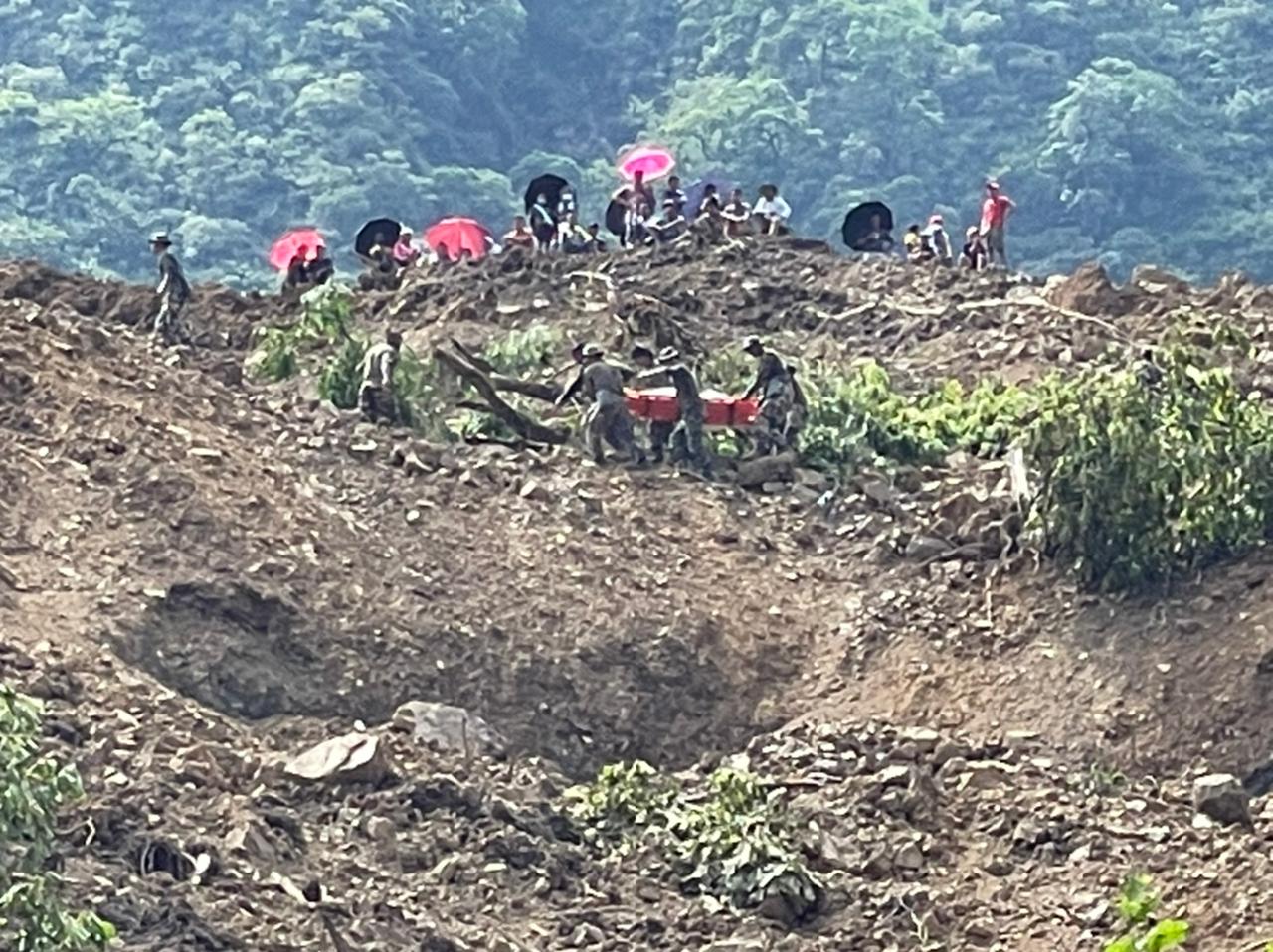 Many people missing after a massive landslide hit in Manipur